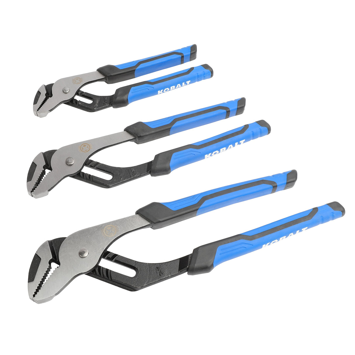 3pc groove joint pliers 10-in Home Repair Tongue and Groove Pliers Swivel Tips 10034