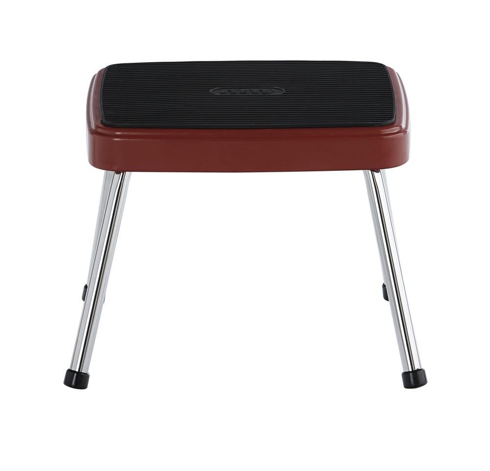 1-Step 220-lb Capacity Red Steel Step Stool 11230RED1E