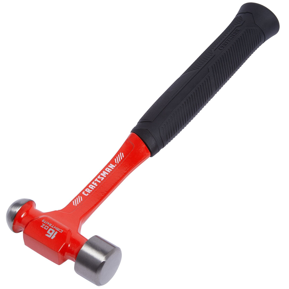 16-oz Rounded Face Steel Head Steel Ball Peen Hammer CMHT54179