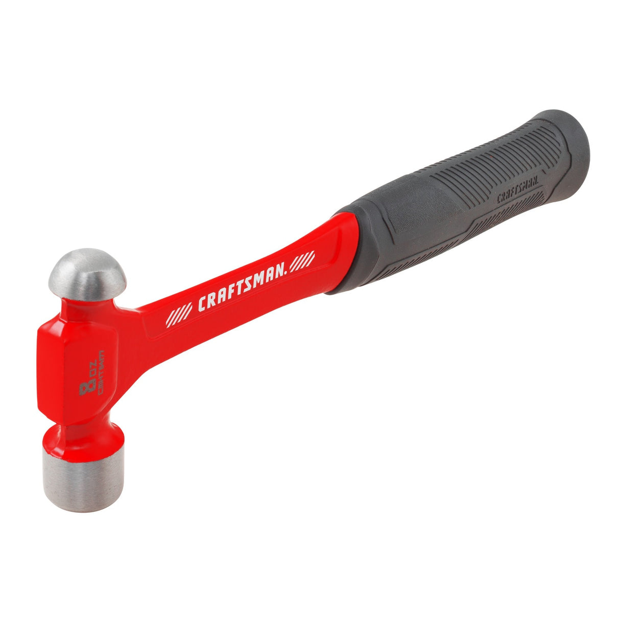 8-oz Rounded Face Steel Head Steel Ball Peen Hammer CMHT54177