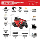 T110 42-in 17.5-HP Gas Riding Lawn Mower CMXGRAM1130036