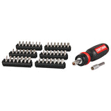 VERSASTACK 44-Piece Bi-material Handle Magnetic Ratcheting Multi-bit Assorted Drive Screwdriver Set CMHT68017