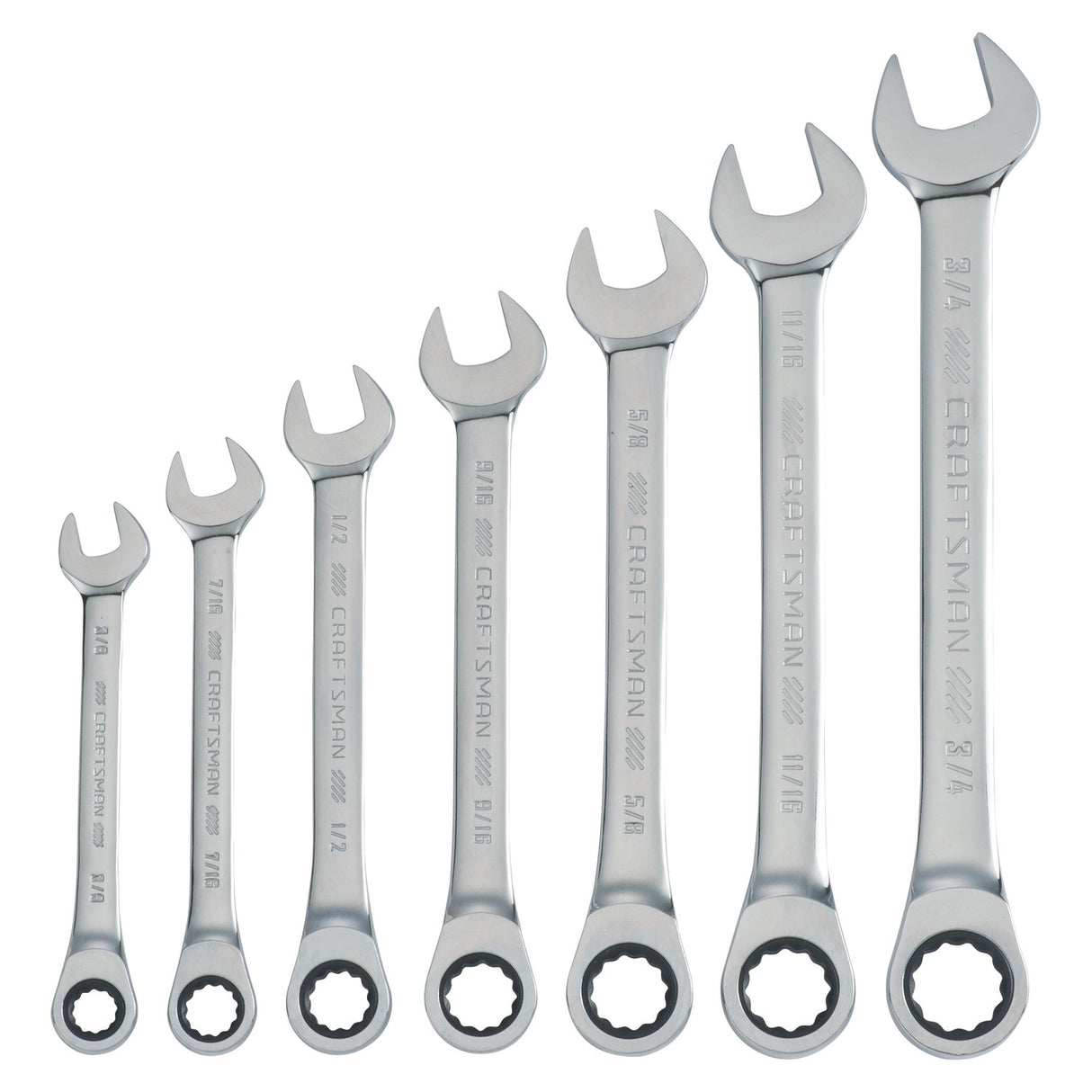 7-Piece Set Standard (SAE) Ratchet Wrench CMMT87020