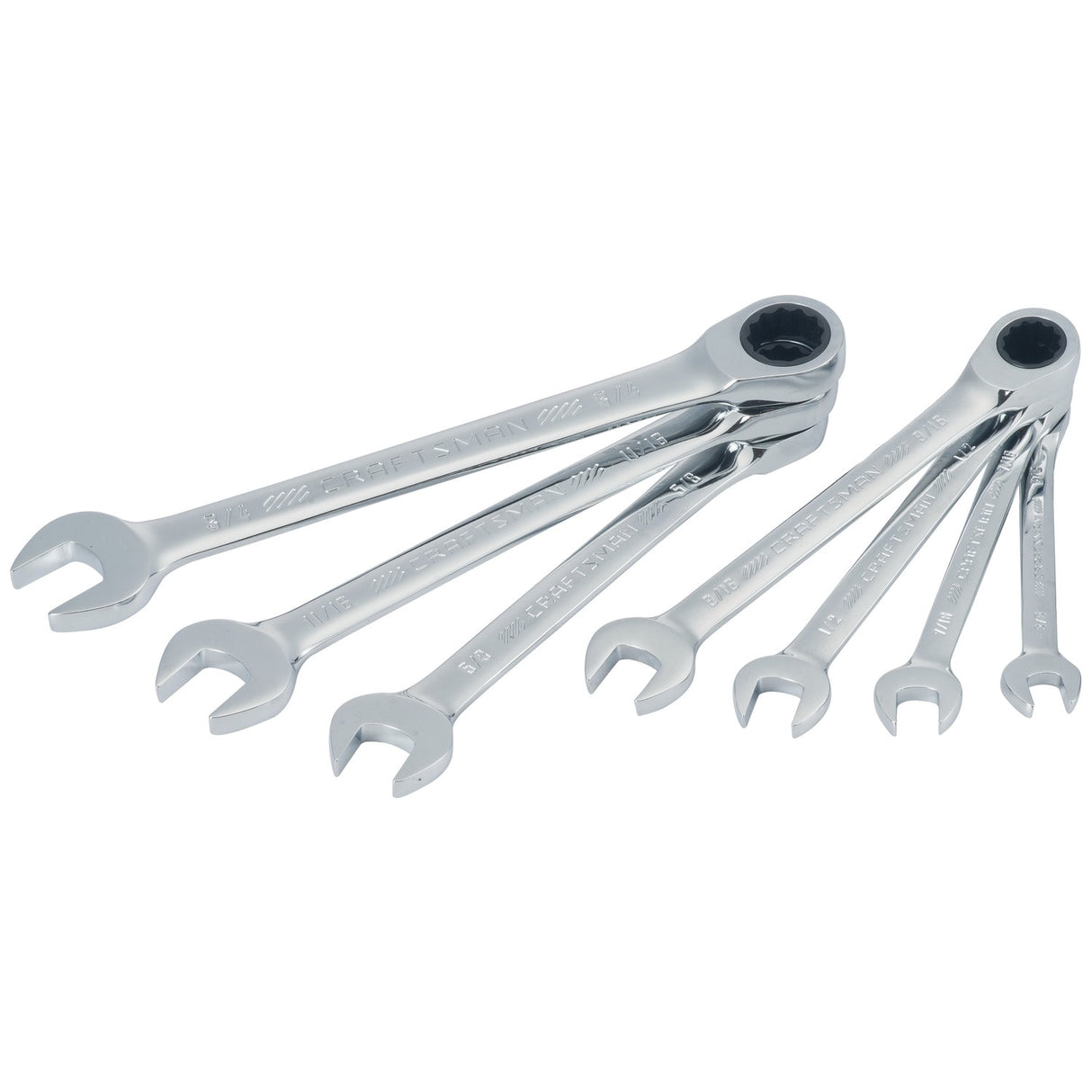 7-Piece Set Standard (SAE) Ratchet Wrench CMMT87020