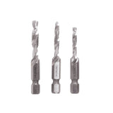 Drill Tap 3-Piece 2-1/4-in High-speed Steel Jobber Length Twist Drill Bit DTAPKIT3