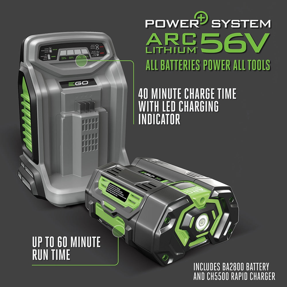 POWER+ 56-volt 20-in Cordless Push Lawn Mower 5 Ah (1-Battery and Charger Included) LM2021