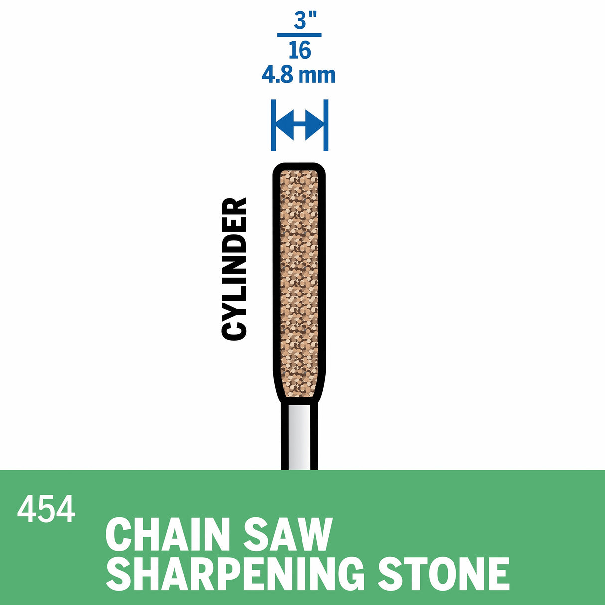 Aluminum Oxide 3/16-in Grinding/Sharpening Bit Accessory 5000454