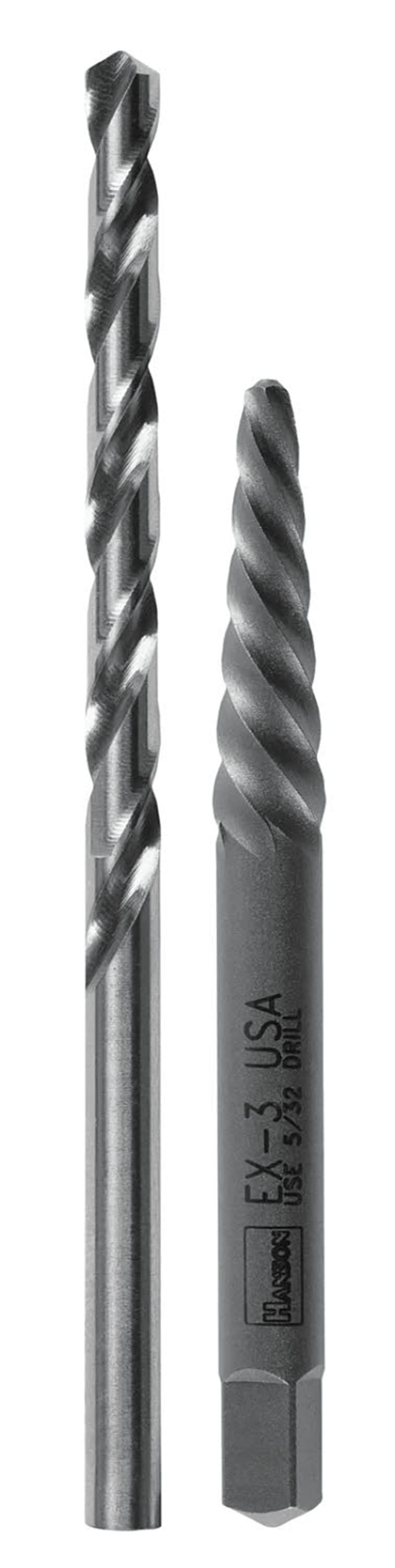 Hanson 2-Pack Carbon Steel 2-3/8-in Screw Extractor 53702