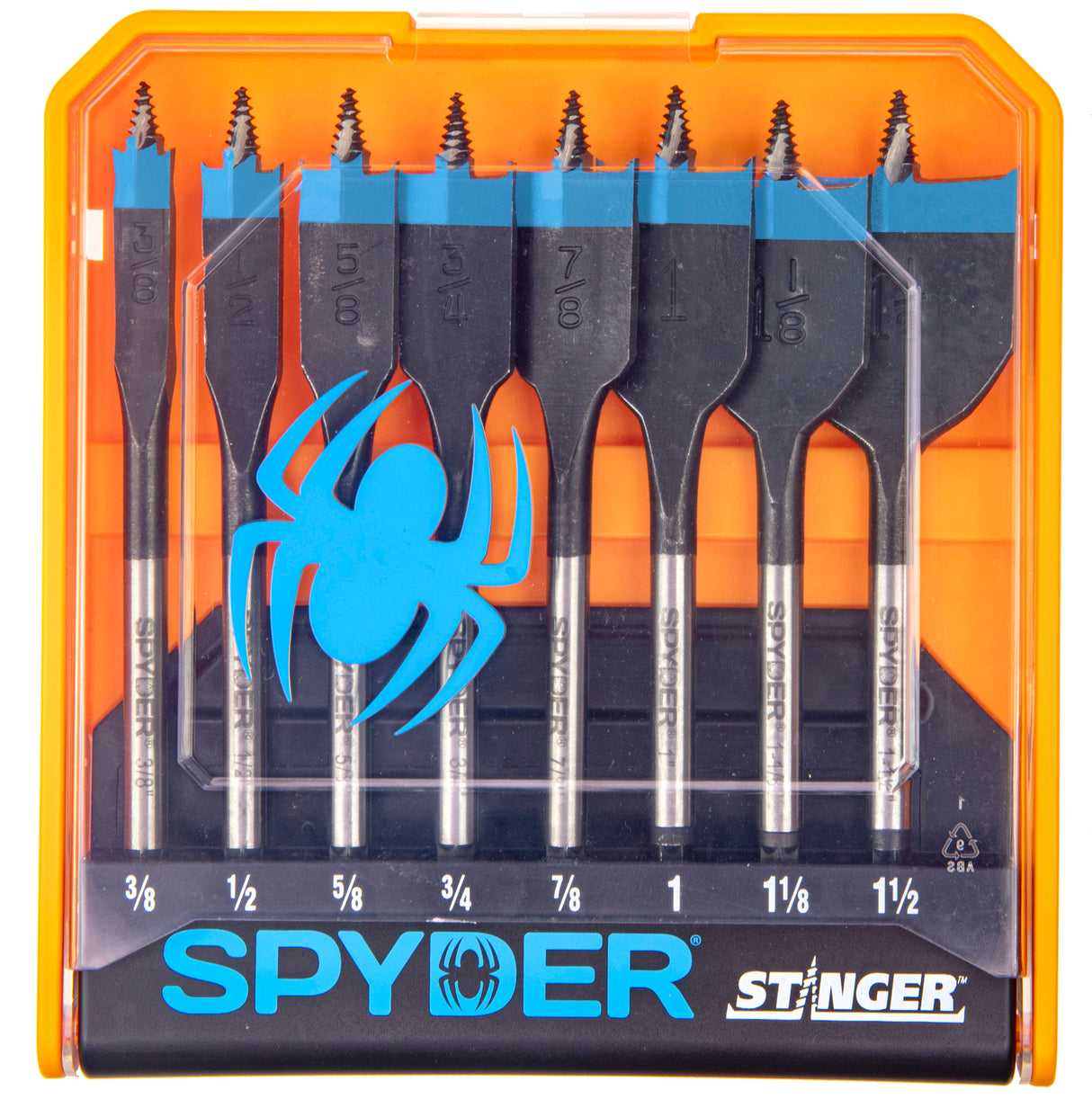 8-Piece x 6-in Woodboring Spade Drill Bit Set 11026