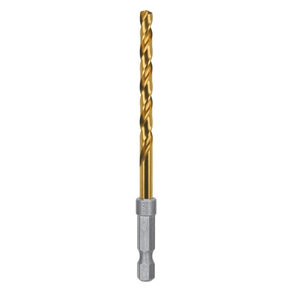 4-1/4-in Titanium Coated Hss Jobber Length Twist Drill Bit 80859