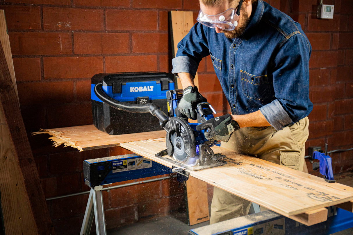 XTR 24-volt 7-1/4-in Brushless Cordless Circular Saw (Bare Tool) KXCS 124B-03