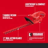 17-in Corded Electric Hedge Trimmer CMEHT150