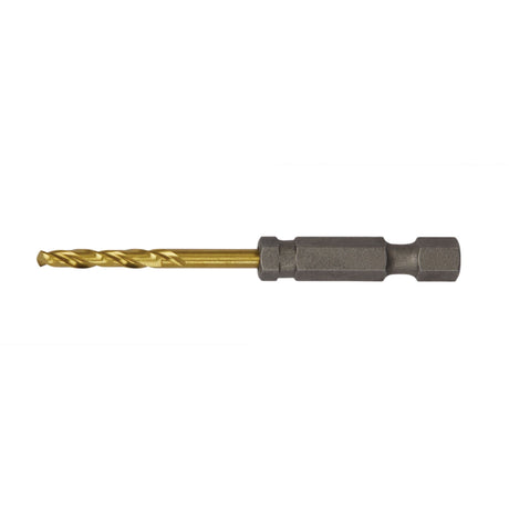 9/64-in x 2-3/4-in Titanium Nitride Coated Hss Jobber Length Twist Drill Bit DD5109