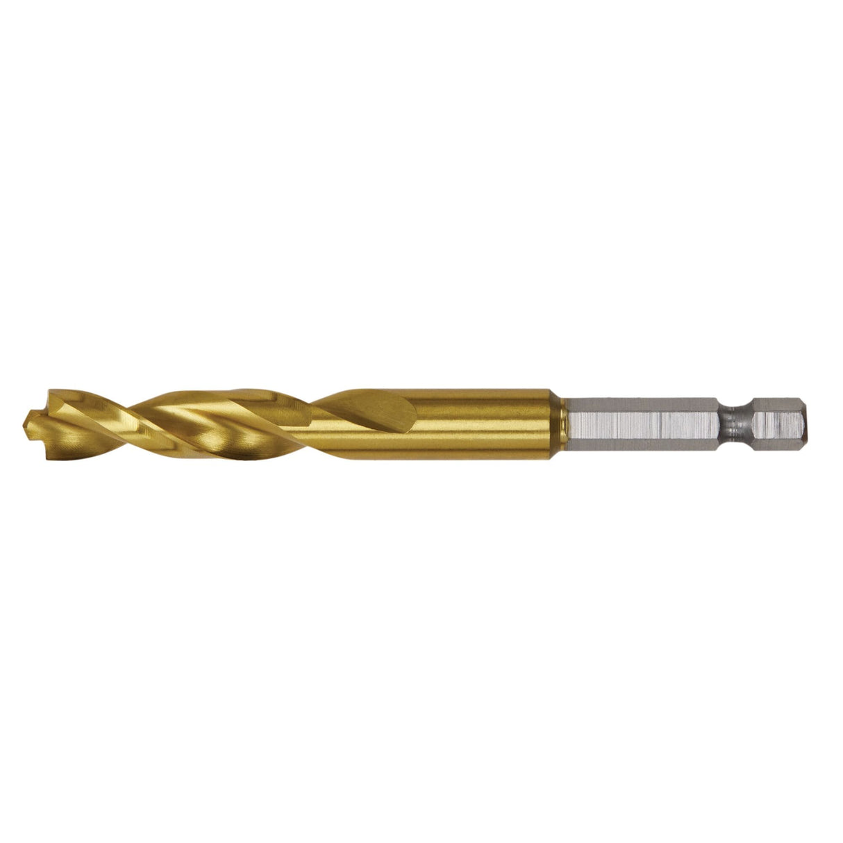 3/8-in x 6-in Titanium Nitride Coated Hss Jobber Length Twist Drill Bit DD5124