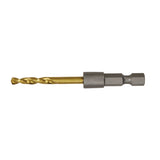 5/32-in x 2-3/4-in Titanium Nitride Coated Hss Jobber Length Twist Drill Bit DD5110