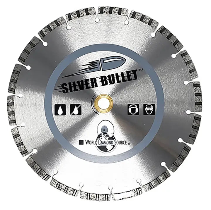 10″ SILVER BULLET – LASER WELDED – SEGMENTED TURBO BLADE