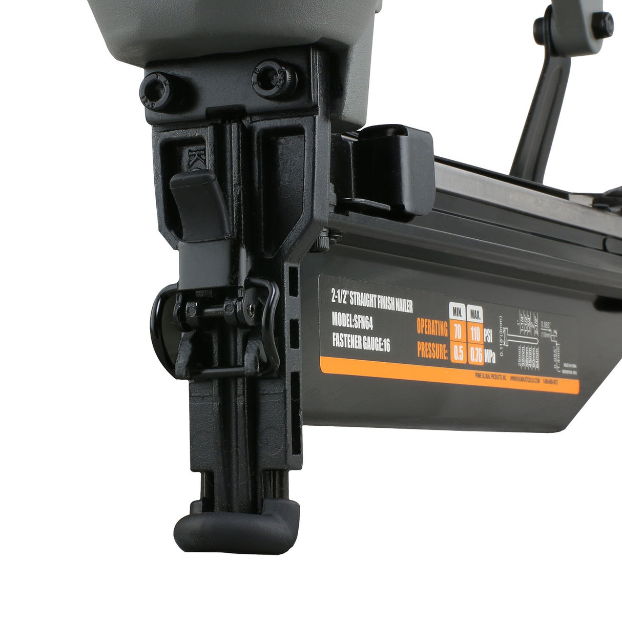 2.5-in 16-Gauge Pneumatic Finish Nailer SFN64