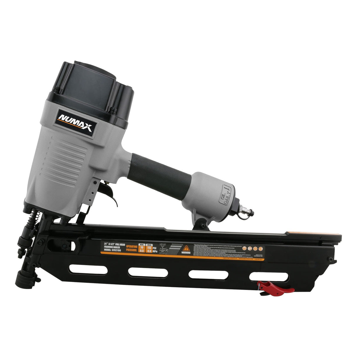 Full Round Head 3.5-in 21-Degree Pneumatic Framing Nailer SFR2190