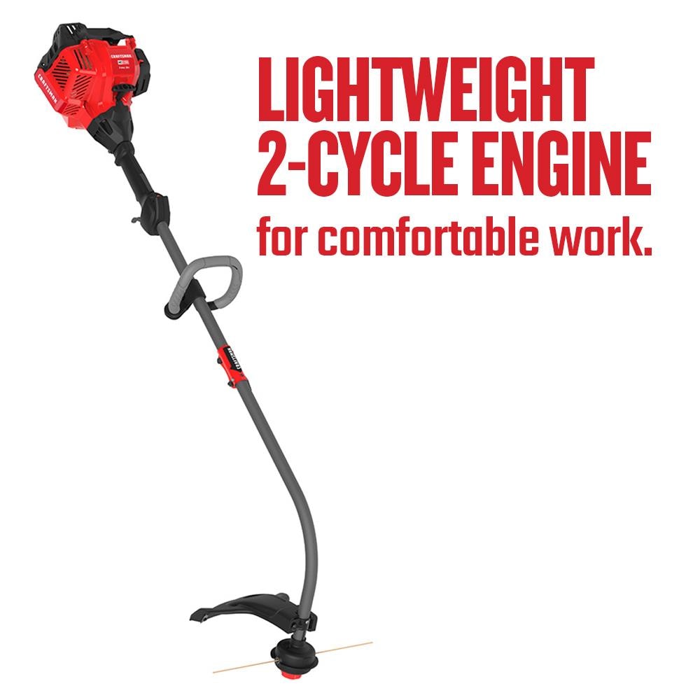 WC2200 25-cc 2-cycle 17-in Curved Shaft Attachment Capable Gas String Trimmer CMXGTAMDCS25