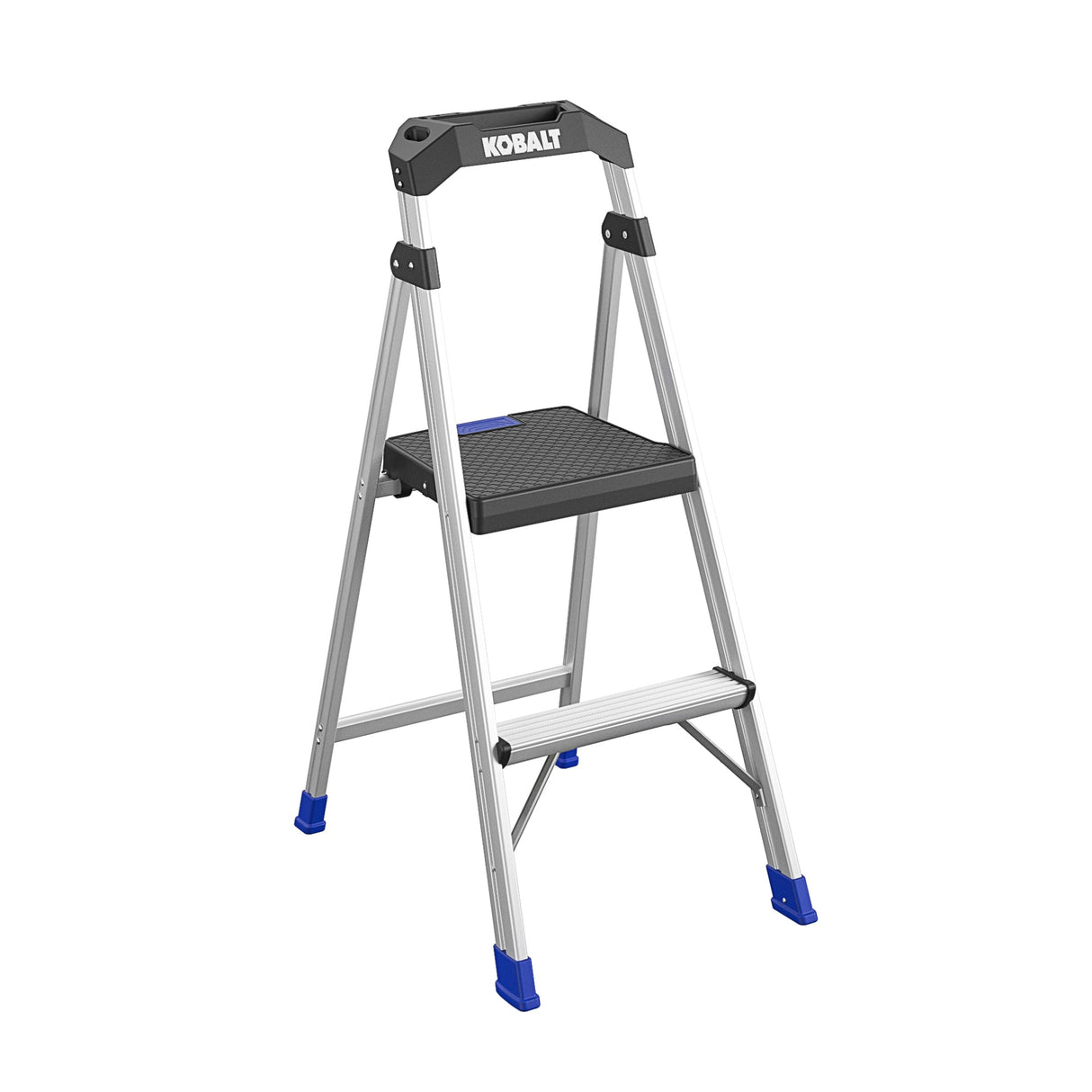 2-Step 250-lb Capacity Aluminum Foldable Step Stool 20453ABL2