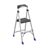 2-Step 250-lb Capacity Aluminum Foldable Step Stool 20453ABL2