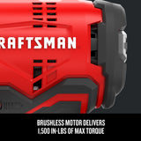 20V Max Brushless Cordless Impact Driver (1-Battery Included, Charger Included and Soft Bag included) CMCF810C1