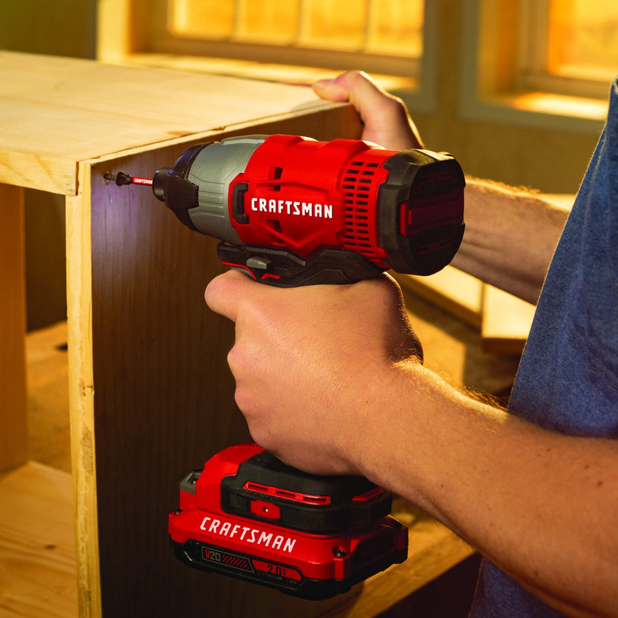 20-volt Max 1/4-in Cordless Impact Driver (1-Battery Included, Charger Included) CMCF800C1