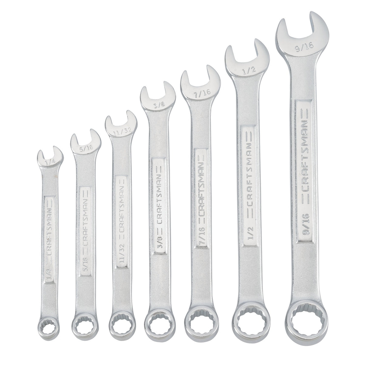 7-Piece Set 12-point (Sae) Standard Combination Wrench Includes Soft Case CMMT21085