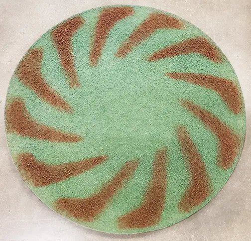 17″ PAD W/ DOUBLE SPRAY DIAMOND – 400 GRIT