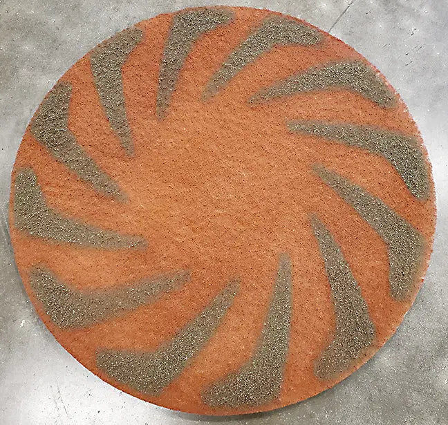 27″ PAD W/ DOUBLE SPRAY DIAMOND – 400 GRIT