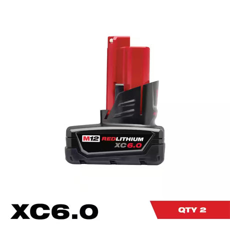 M12 12-Volt Lithium-Ion XC Extended Capacity 6.0Ah Battery Pack