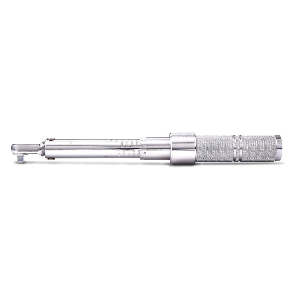 1/4 in Drive Fixed Head Micrometer Torque Wrench 40-200 in-lbs J6061C