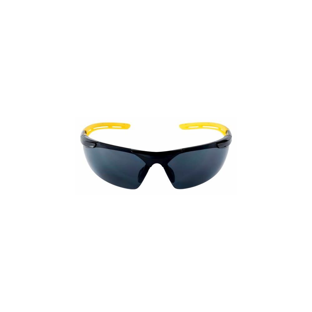 Black & Yellow Frame Grey Lens Safety Glasses 2001729