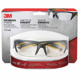 Accented Temple Gray/Yellow Frame Clear Lens Safety Glasses 2001736