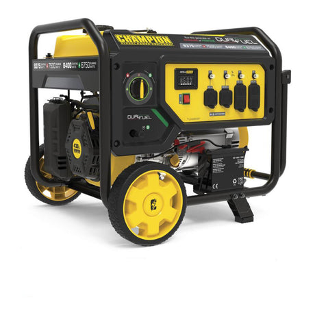 7500-Watt Dual Fuel Portable Generator with Electric Start 201040