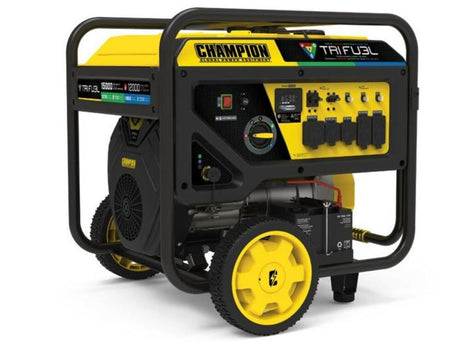 12000 Watt Tri-Fuel Generator Portable with Electric Start & CO Shield 201161