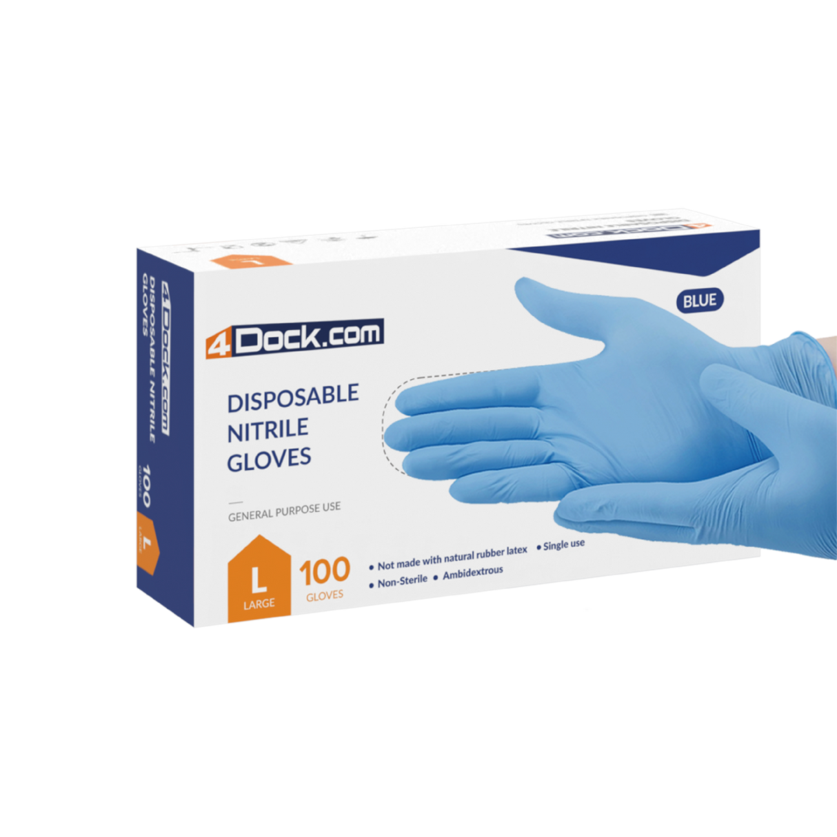 Industrial Disposable Nitrile Glove 100Pcs