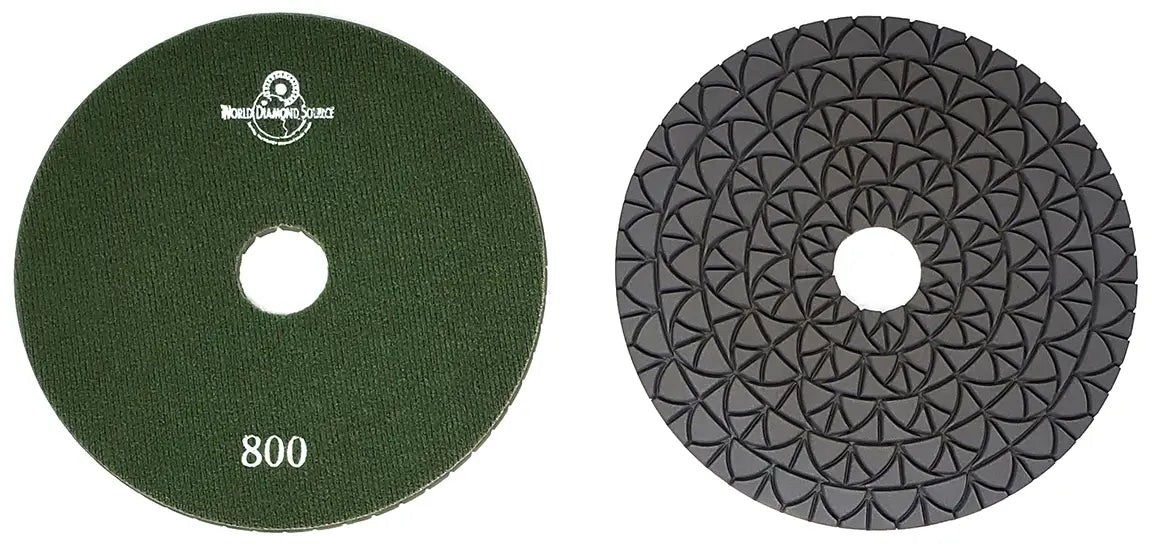 7″ RESIN FLOWER HAND PADS – DRY/WET – 800 GRIT