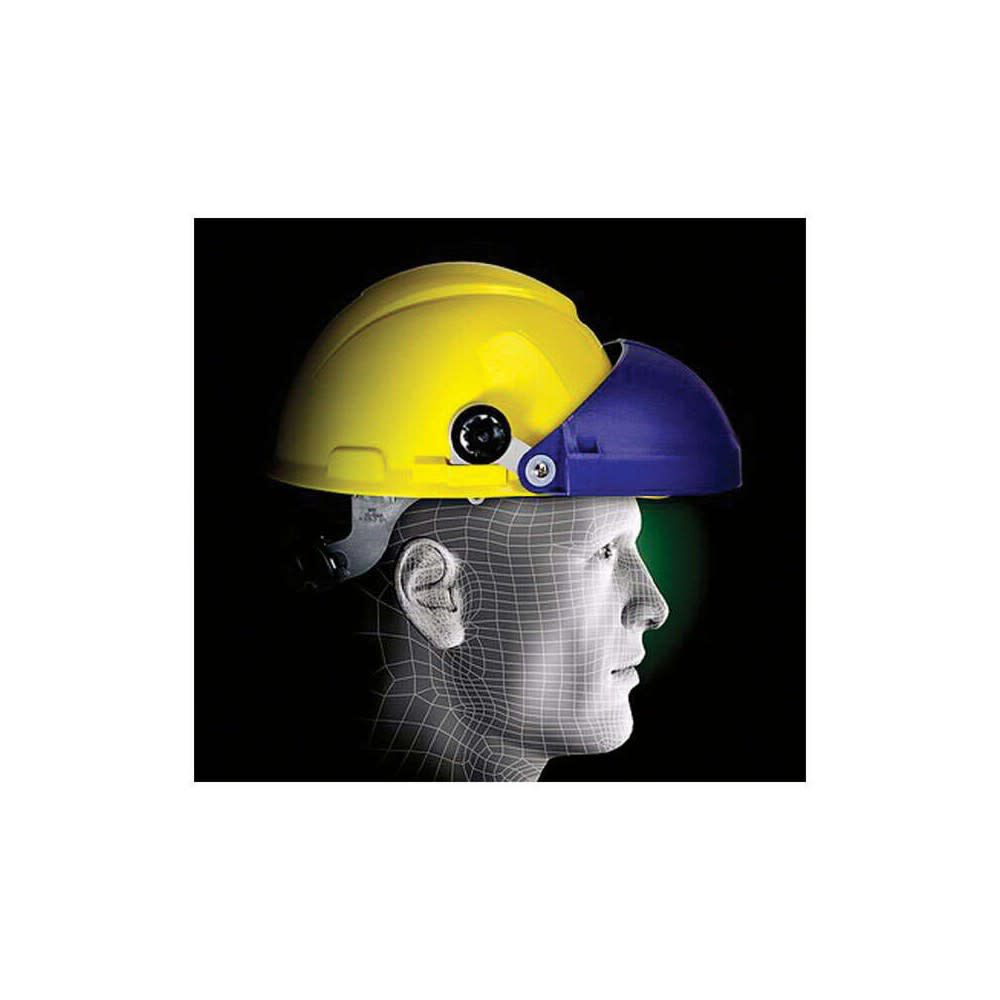 Blue Thermoplastic Cap Mount Hard Hat Headgear 2407955