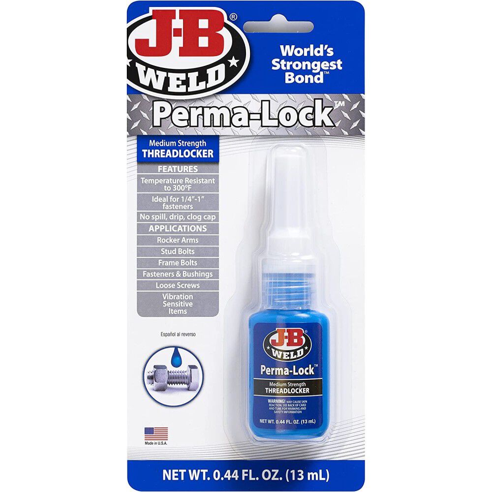 Weld Perma Lock 0.44oz Blue Medium Strength Threadlocker 24213