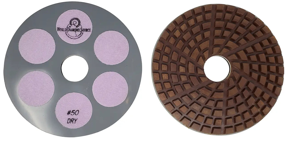 10″ Pro Resin Dry Polishing Pad 50 Grit