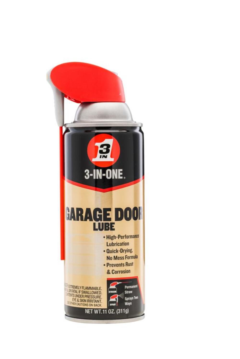 11oz Professional Garage Door Lubricant with Smart Straw6pk 100581