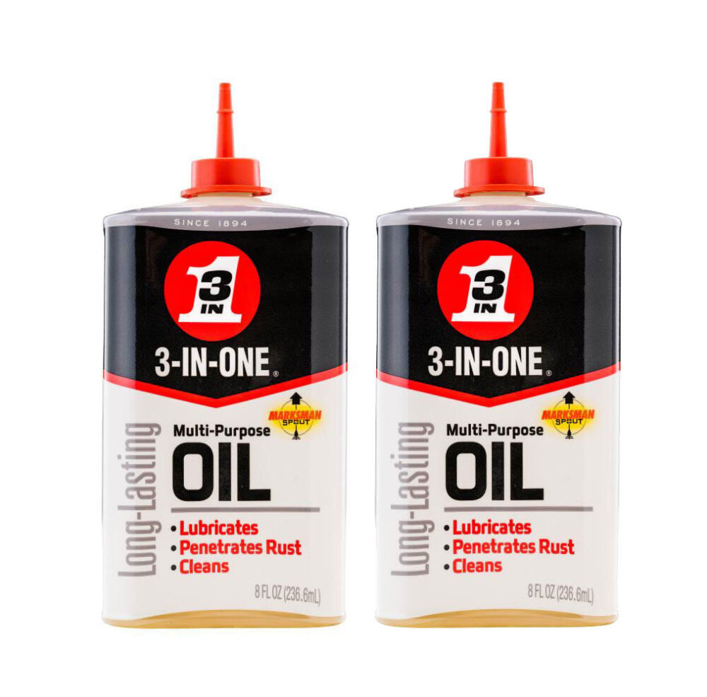 Multi-Purpose Oil 8-oz Long-Lasting Lubricant 2pk 10038