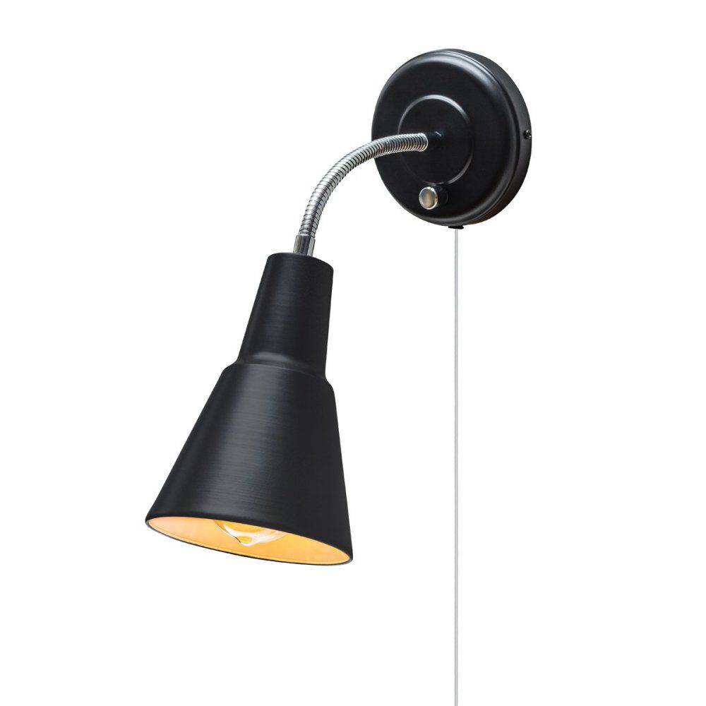 Ramezay Modern Wall Sconce Matte Black 60W 1 Light 3000192