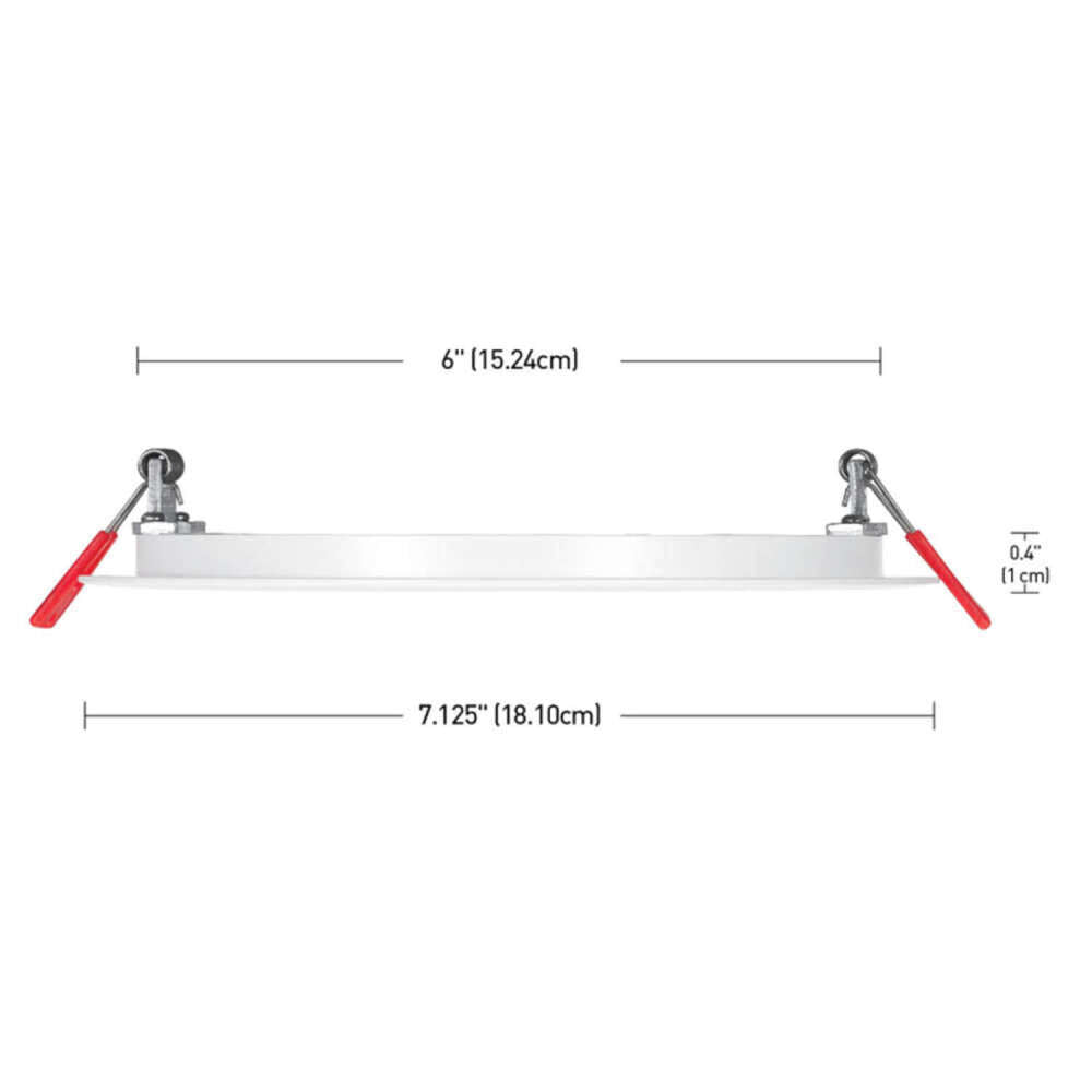 Ultra Slim Recessed Lighting Kit Metal 12W LED 3000430