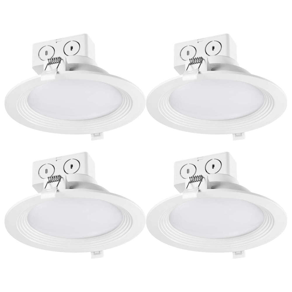 Value Pack Recessed Lighting Kit White Plastic LED 3002061