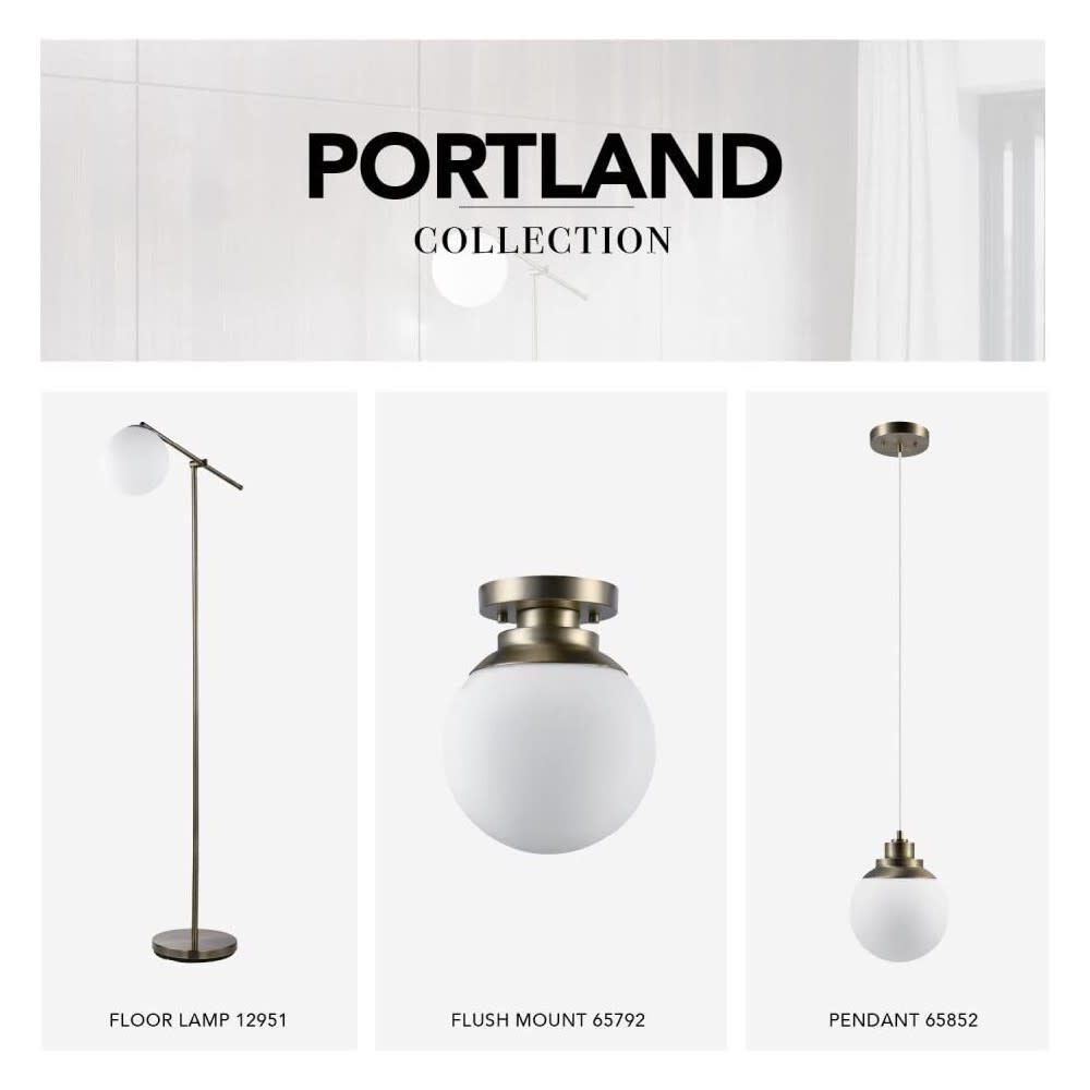 Portland Ceiling Light Brass 60W E26 3008632