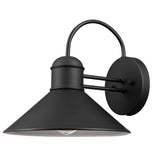 Sebastien Modern Wall Sconce 1 Light Black Outdoor 3008673