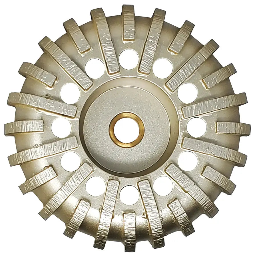 6″ Cove Cup Wheel (Non Threaded) Coarse