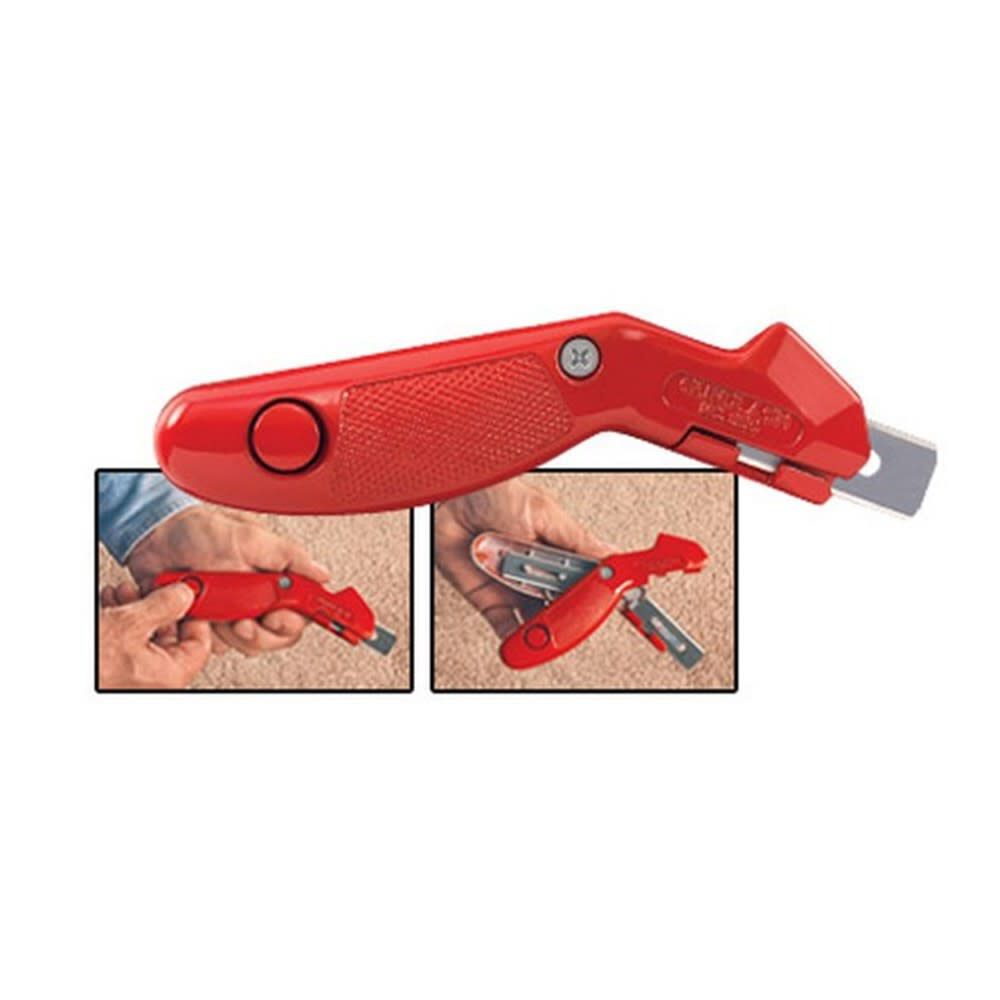 Slotted Razor Blade Push-Button Carpet Knife 330